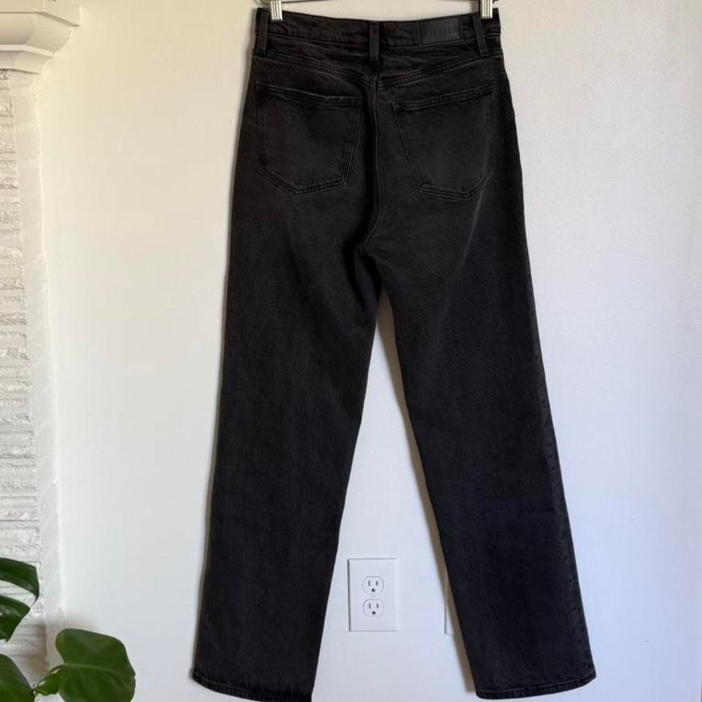 Pistola Black Straight Leg Jeans | High Rise Vintage Wash Denim Size 27 - Picture 3 of 7